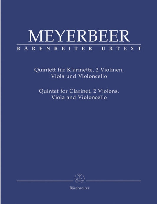 Quintet For Clarinet And String Quartet Score/Parts Book