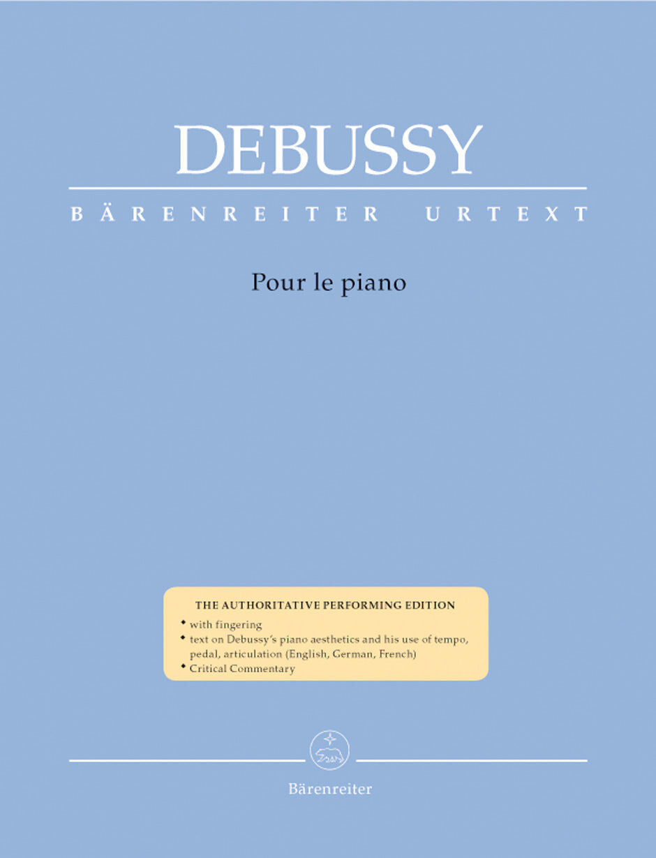 Debussy Pour Le Piano - Claude Debussy Sheet Music, Barenreiter BA8770