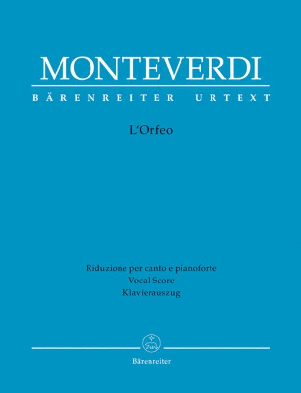 Orfeo Vocal Score (Ital)