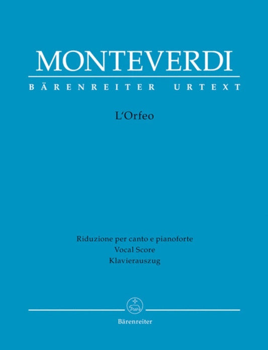 Orfeo Vocal Score (Ital)