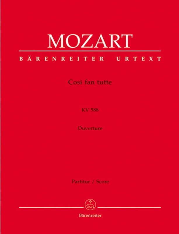 Cosi Fan Tutte Full Score