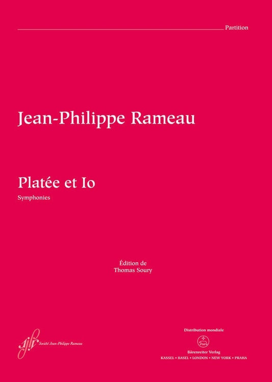 Rameau - Platee Et Io Symphonies Full Score Score