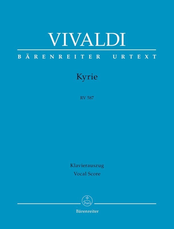 Kyrie Rv 587 SATB Latin Urtext