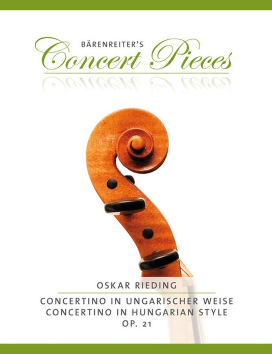 Concertino Op 21 A Min Violin Piano Ed Sassmannshaus Book