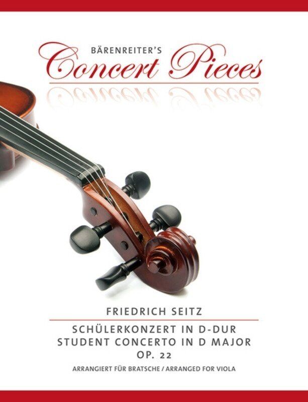 Student Concerto in D Major Op 22 for Viola and Piano