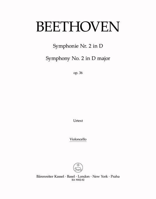 Symphony No 2 Cello Sheet Music
