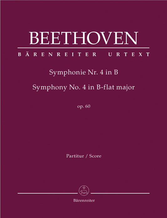 Symphony No 4 in B Flat Full Score