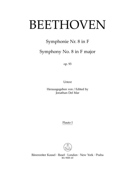 Symphony No 8 Violin Sheet Music