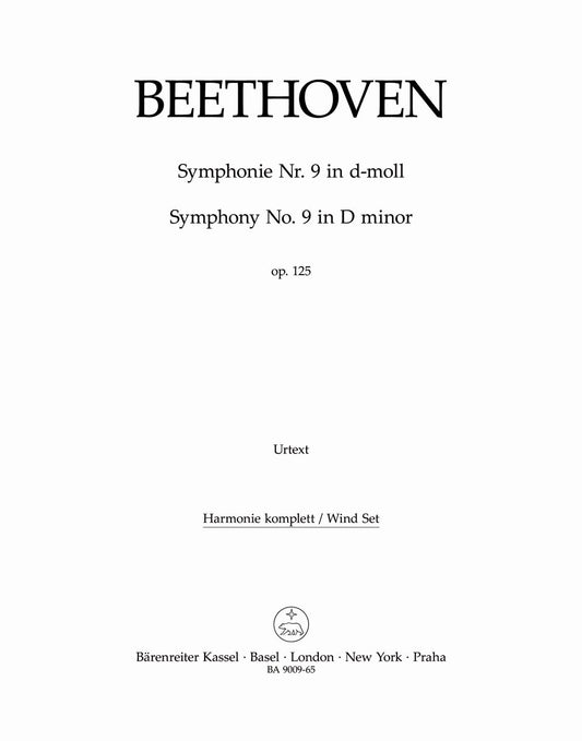 Symphony No 9 for Violin 1 Arranged by Del Mar