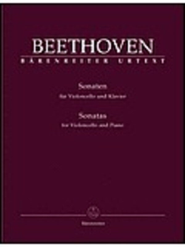 Sonatas For Cello Complete Vlc Piano Urtext (Softcover Book) Urtext Edition Book
