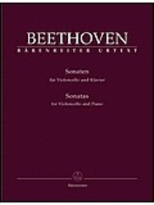 Beethoven: Complete Sonatas for Cello and Piano, Critical Edition by Jonathan Del Mar