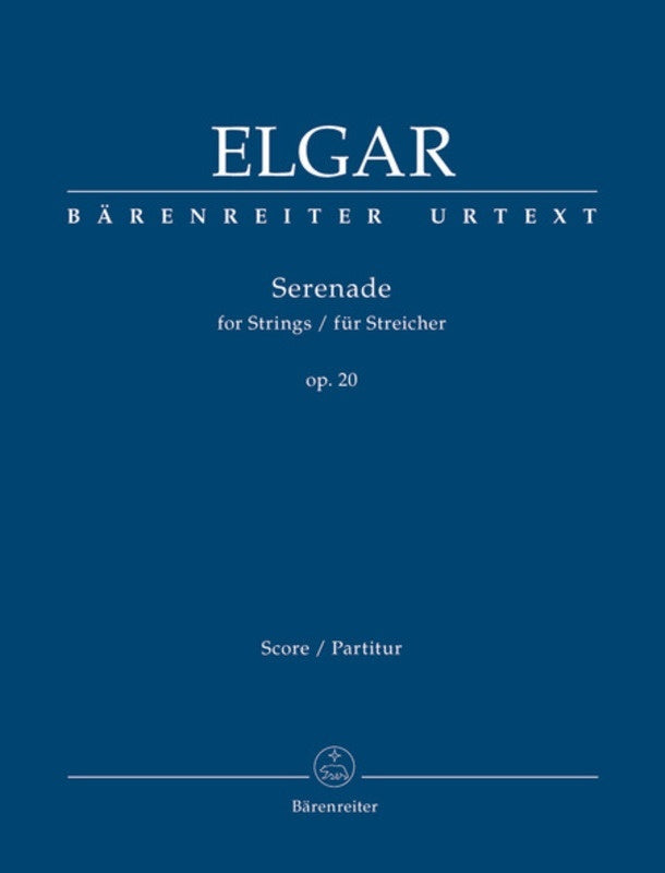 Serenade For Strings Op 20 Ed Hogwood Score Book