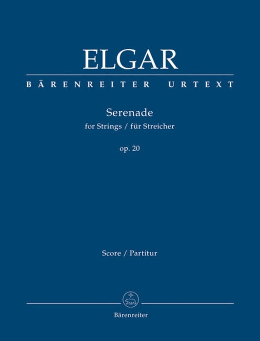 Serenade For Strings Op 20 Ed Hogwood Score Book