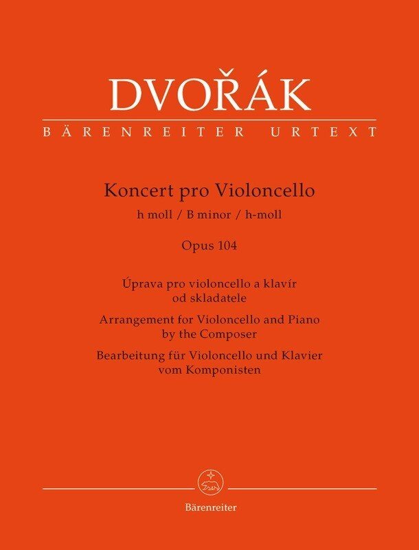 Dvorak - Concerto Op 104 Cello/Piano (Barenreiter)