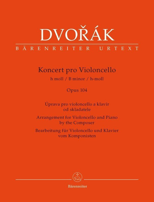 Dvorak - Concerto Op 104 Cello/Piano (Barenreiter)