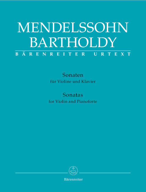 Mendelssohn Sonatas for Violin and Piano Sheet Music