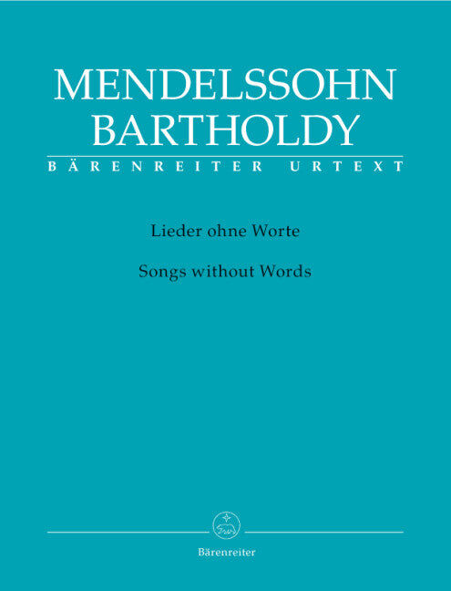 Mendelssohn Songs Without Words for Piano Solo Sheet Music