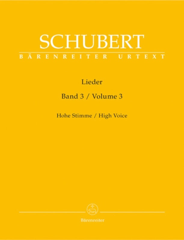 Lieder Book 3 High
