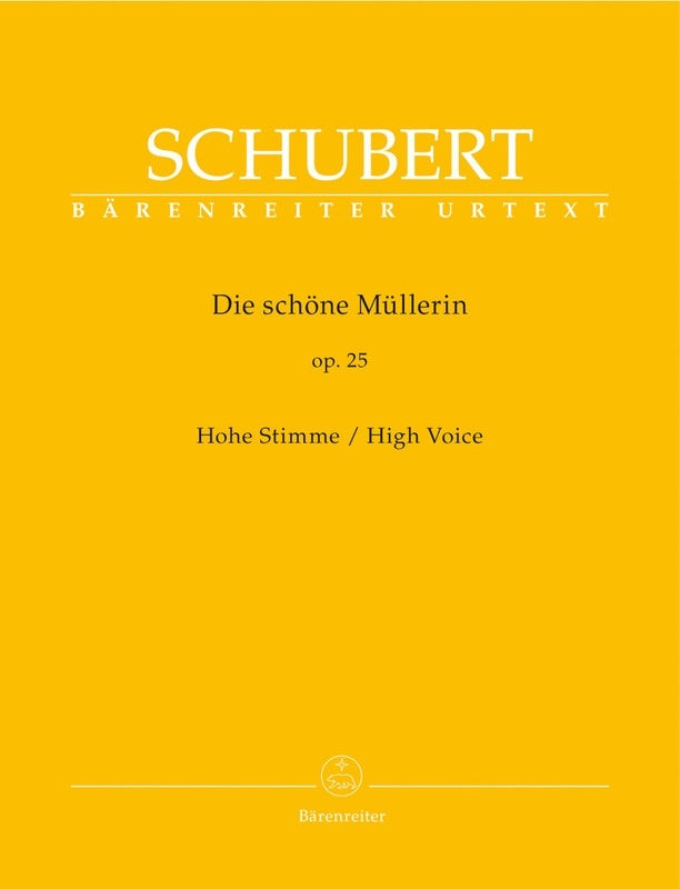 Schubert - Die Schone Mullerin Op 25 D 79 High Voice