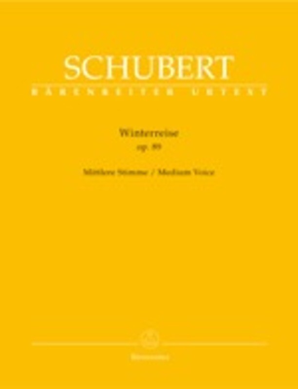 Winterreise Op 89 Med Ed Durr Eng/Ger Urtext