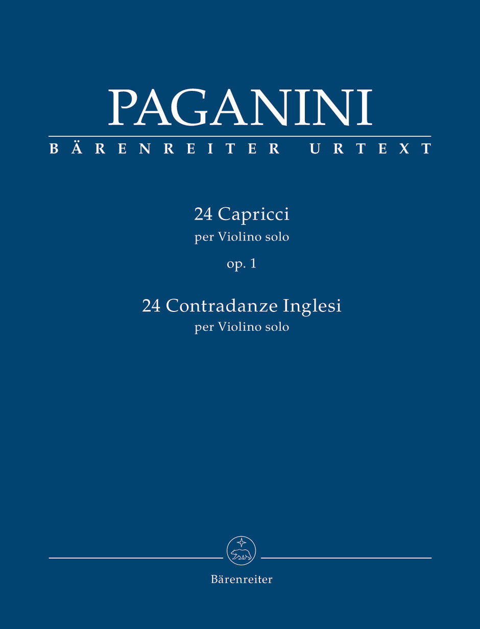 24 Capricci Op. 1 / 24 Contradanze Inglesi For Violin Solo