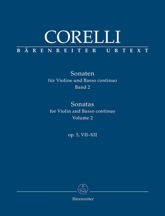 Sonatas 12 Op 5 Book 2 Nos 7 To 12 Violin Piano Book