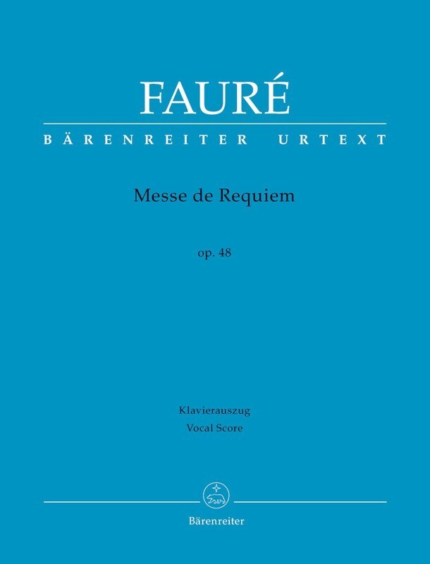 Requiem Op 48 Vocal Score Latin Urtext