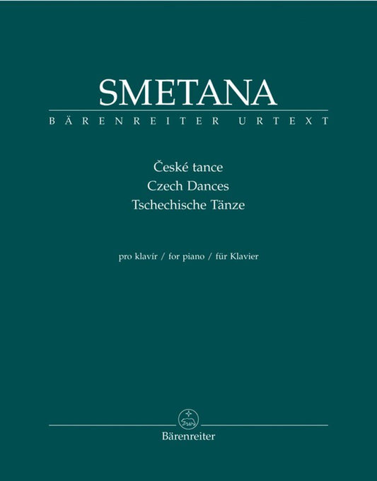 Smetana - Czech Dances for Piano, Urtext Edition, 100 Pages, Publisher: Barenreiter