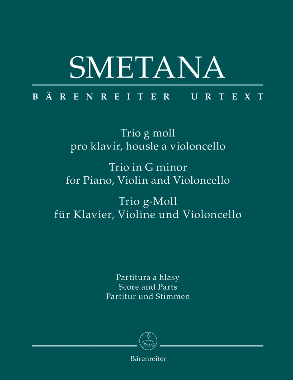 Trio in G Minor Set of Parts for Piano, Violin, and Cello