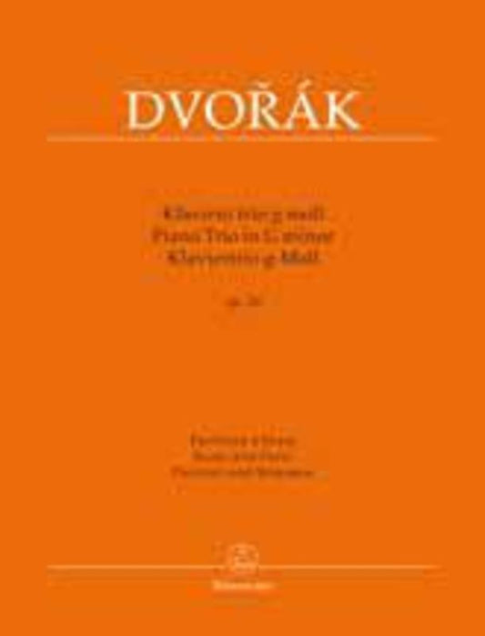 Piano Trio Op 26 G Min Score/Parts Book