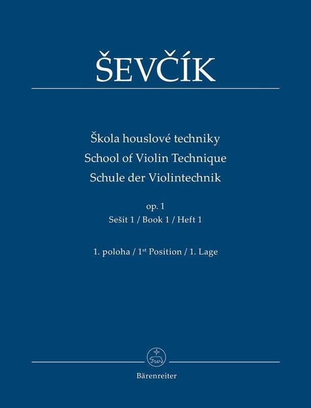 Otakar Sevcik: School of Violin Technique, Op. 1 Book 1 (Barenreiter)