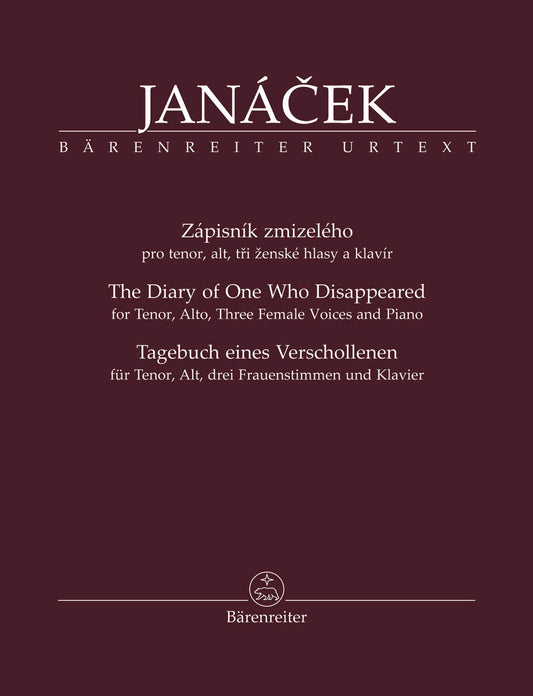 Diary of One Who Disappeared Vocal Score