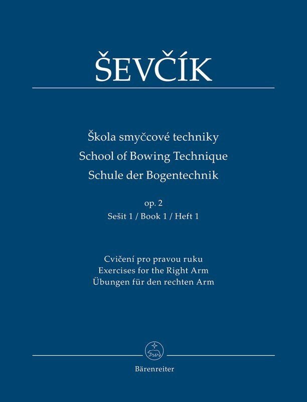 Otakar Sevcik: School of Bowing Technique, Op. 2, Book 1 — Violin (Barenreiter)