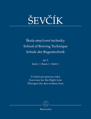 Sevcik School of Bowing Technique Op. 2 Book 1 for Violin