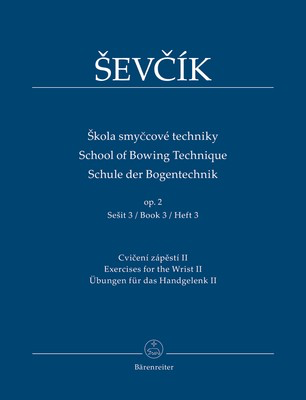 Sevcik School of Bowing Technique Op 2 Book 3 Violin Tutor