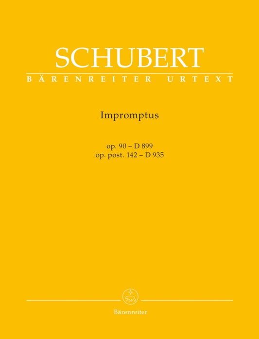 Schubert Impromptus Op. 90 D899 & Op. post. 142 D935 Urtext Edition for Piano