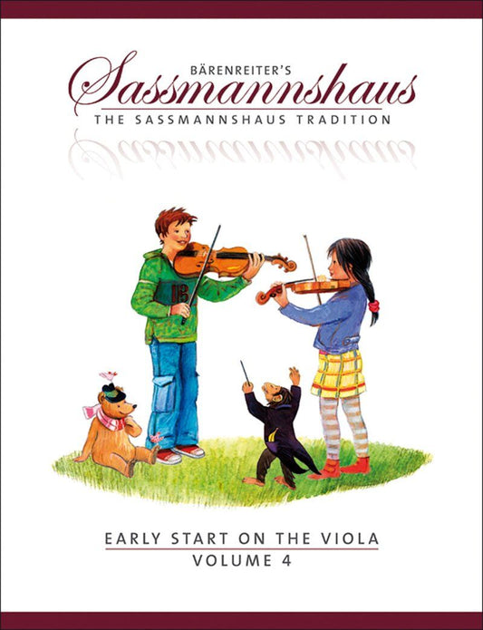 Early Start on the Viola Volume 4 by Barenreiter, 72 Pages