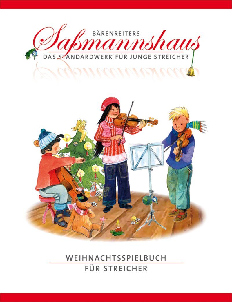 Christmas Pieces for Strings - Cello & Viola Score by Egon Sassmannshaus, Barenreiter, String Quartet, 1 Page