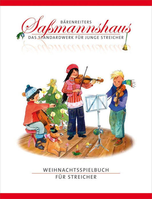 Christmas Pieces for Strings - Cello & Viola Score by Egon Sassmannshaus, Barenreiter, String Quartet, 1 Page