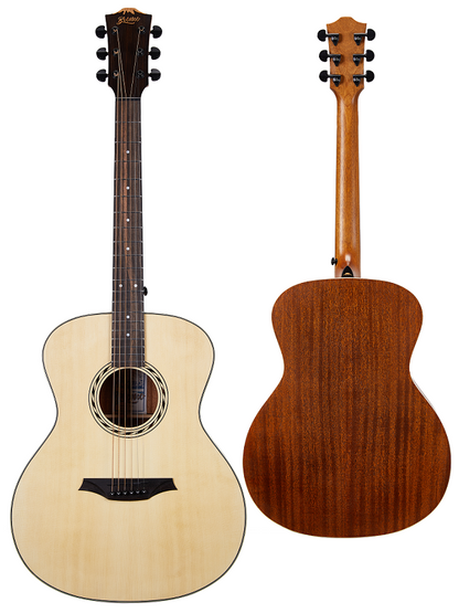 Bromo BAA2 Appalachia Series Cutaway Electric Acoustic Guitar with EQ Preamp — view 2