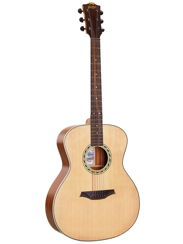 Bromo BAA2 Appalachia Series Cutaway Electric Acoustic Guitar with EQ Preamp — view 3
