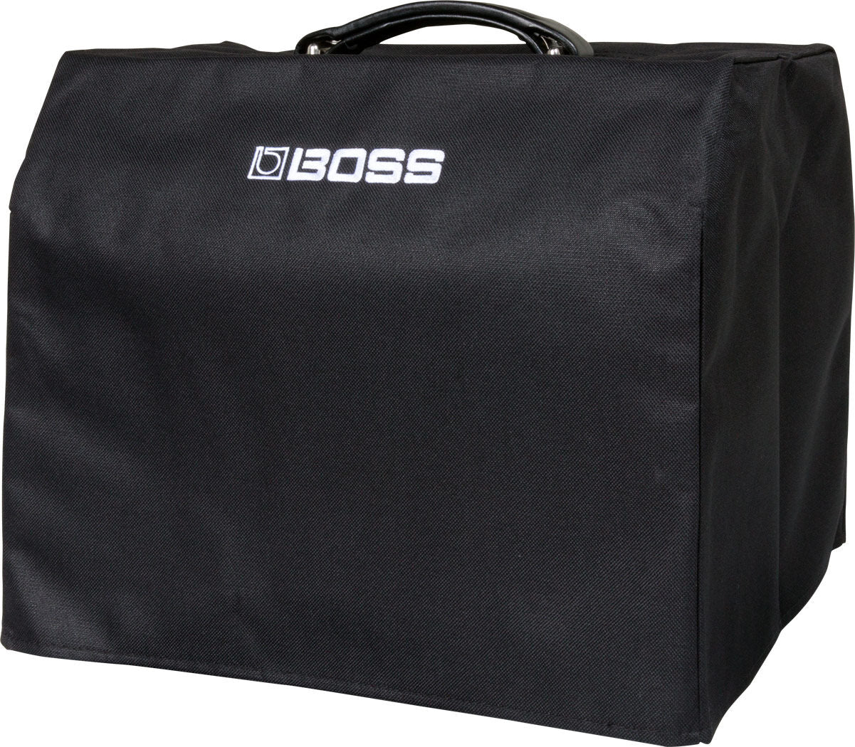 BOSS BAC-ACSPRO Acoustic Singer Amp Cover - Durable Polyester Protection, Black with White Embroidery — view 2