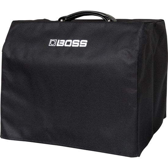 BOSS BAC-ACSPRO Acoustic Singer Amp Cover - Durable Polyester Protection, Black with White Embroidery — view 3