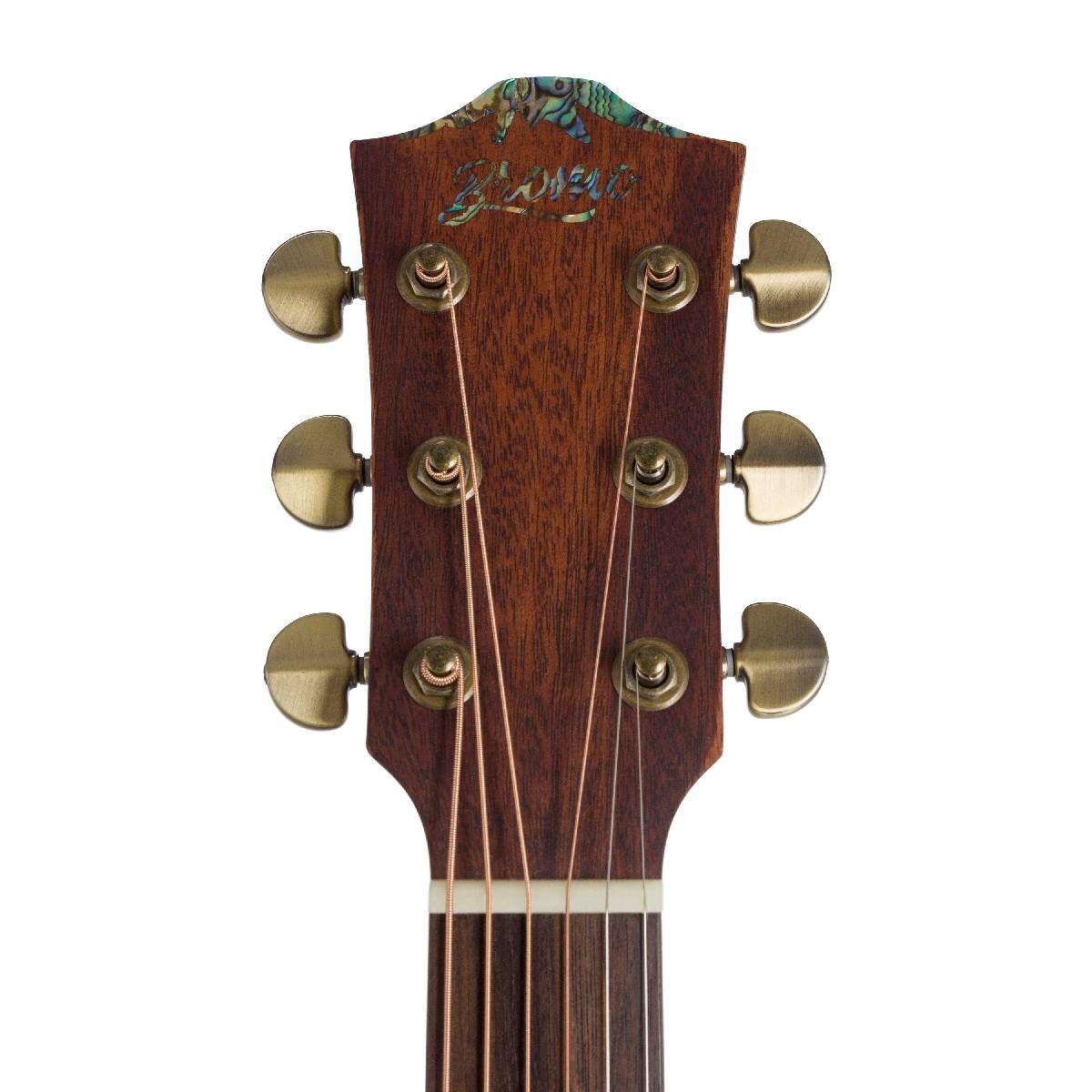 Bromo BAR1H Rocky Mountain Series Dreadnought Acoustic Guitar All Solid Wood Historic Finish — view 6
