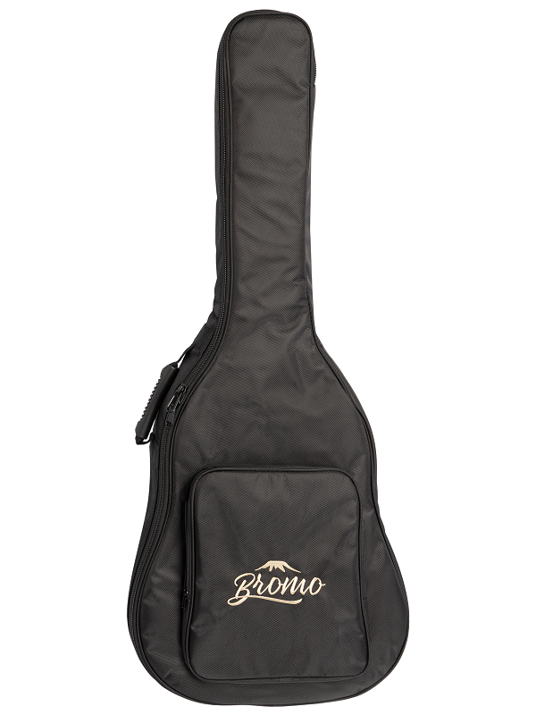 Bromo BAR5CE Rocky Mountain Series Left Handed All Solid Concert Electric Acoustic Guitar with Gig Bag — view 6