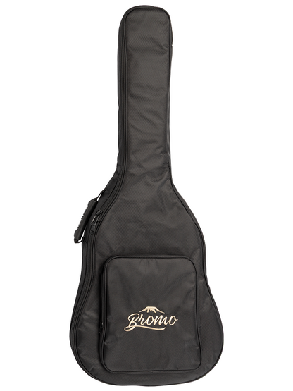 Bromo BAR5CE Rocky Mountain Series Left Handed All Solid Concert Electric Acoustic Guitar with Gig Bag — view 6