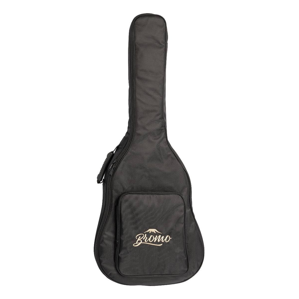 Bromo BAR6E Rocky Mountain Series All Solid Parlor Electric Acoustic Guitar with Gig Bag — view 5