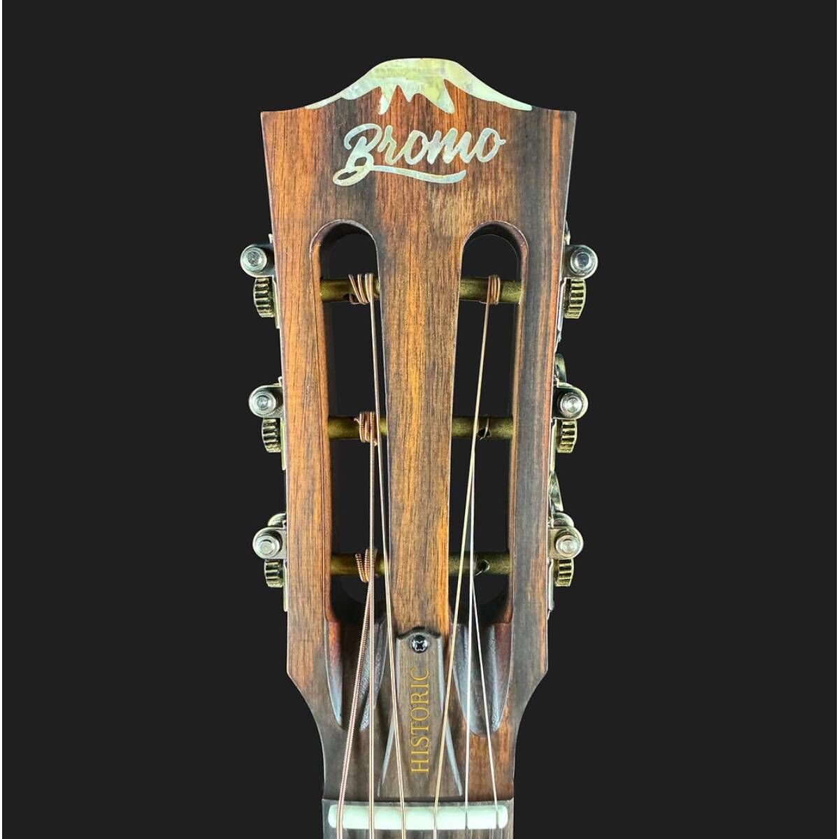 Bromo BAR6HHS Rocky Mountain Series 12th Fret Parlor Acoustic Guitar - All Solid Wood, Retro Vintage Sunburst Finish — view 3