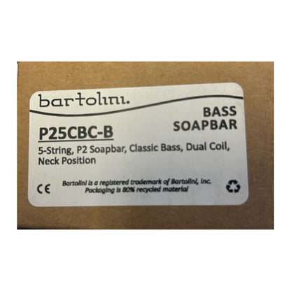 Bartolini P25CBCB Classic Bass 5-String Dual Coil P2 Soapbar Neck Pickup — view 3