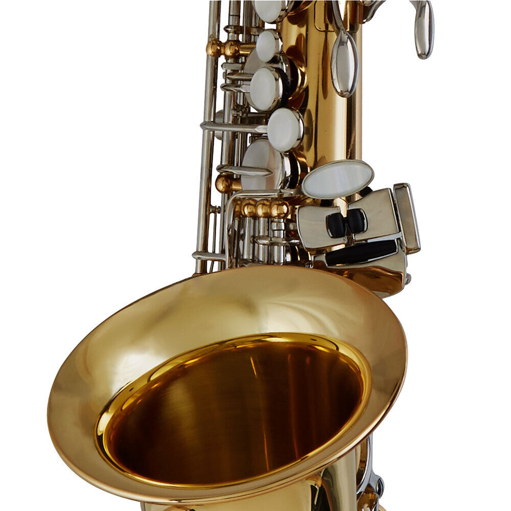 Blessing BAS-1287 Alto Saxophone (Eb) Clear Lacquer Finish with ABS Case, Mouthpiece, and Accessories — view 3